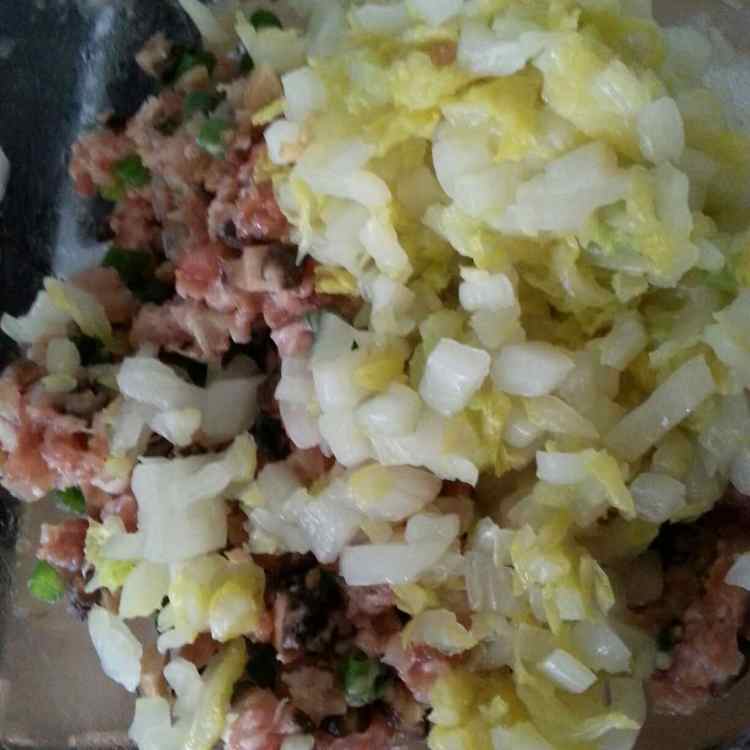干贝香菇白菜猪肉水饺步骤9