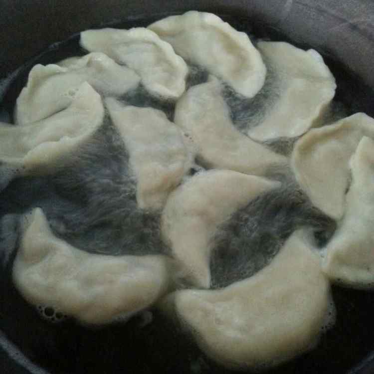 干贝香菇白菜猪肉水饺步骤15