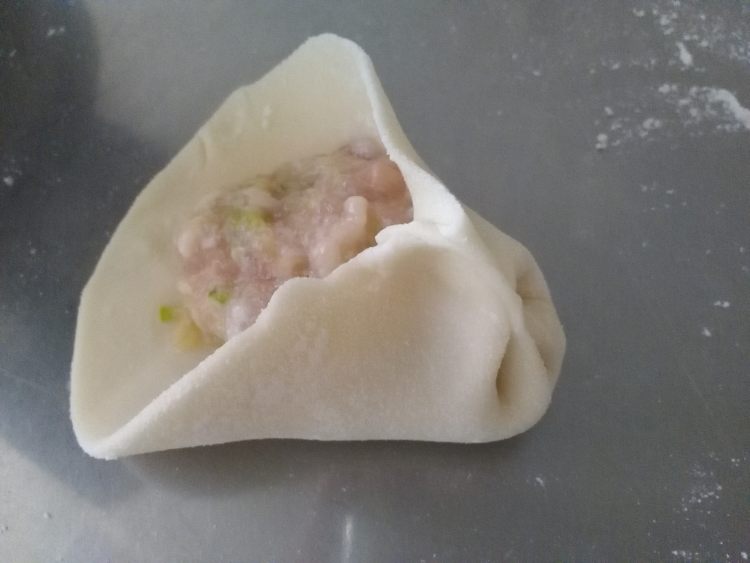西葫芦红油水饺步骤15