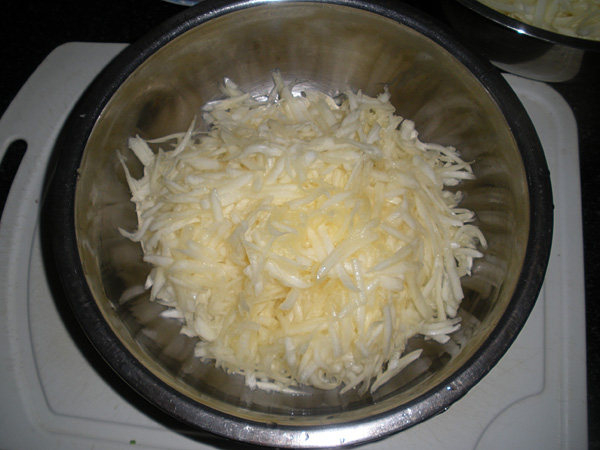 角瓜韭菜鸡蛋素水饺步骤7