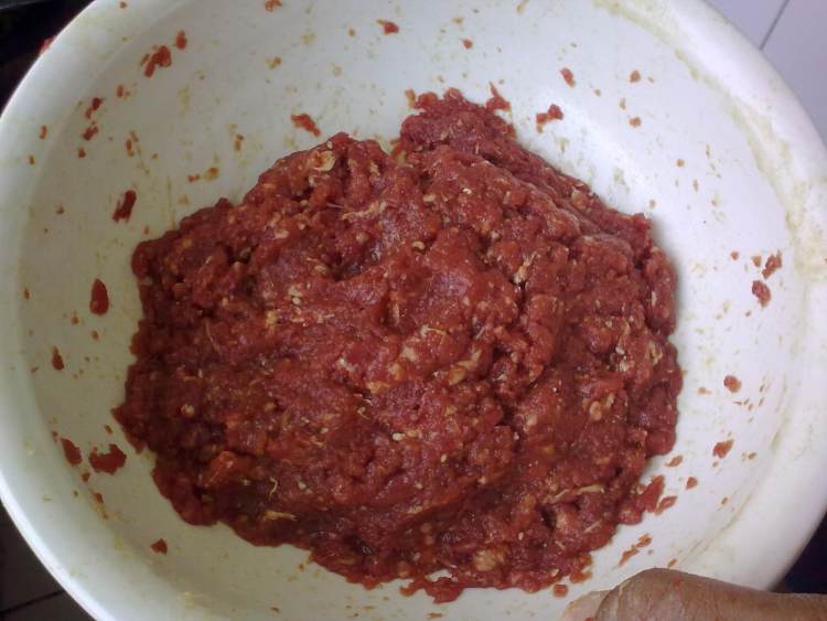 牛肉胡萝卜馅饺子步骤3