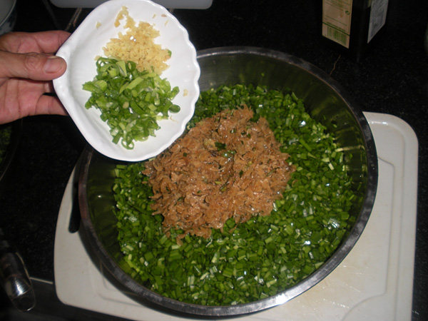虾皮韭菜水饺步骤10