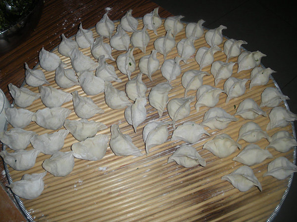 虾皮韭菜水饺步骤16