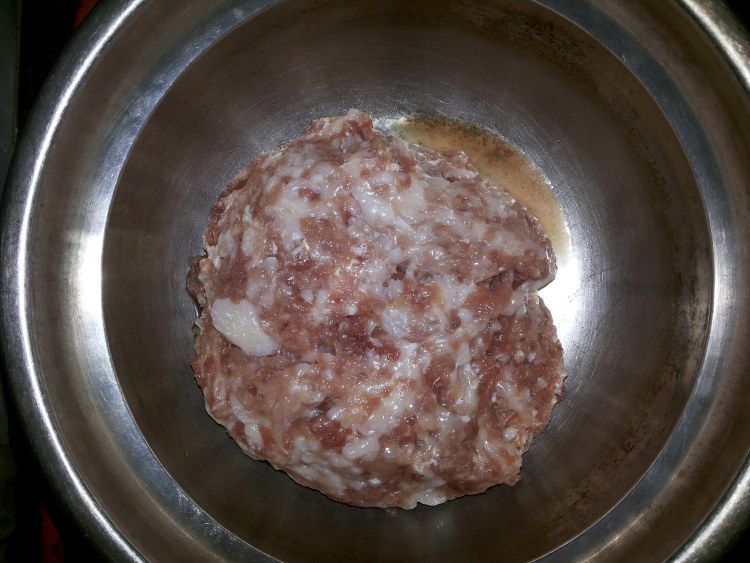 肉菜饺子步骤2