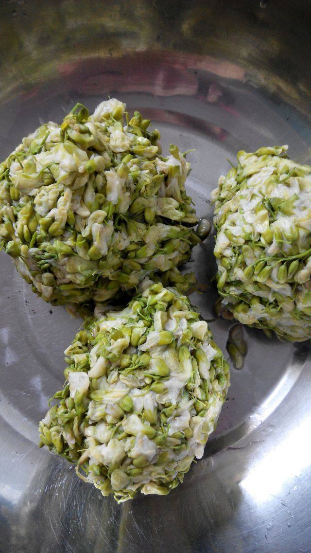 槐树花蛤肉饺子步骤2