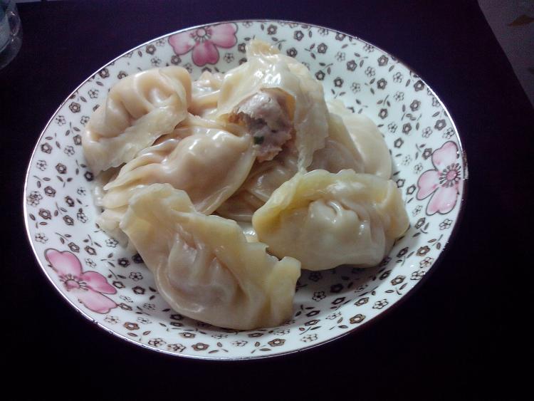 杏鲍菇瘦肉蒸饺步骤12