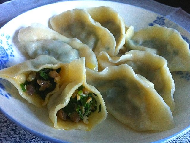 香菇韭菜猪肉水饺步骤8