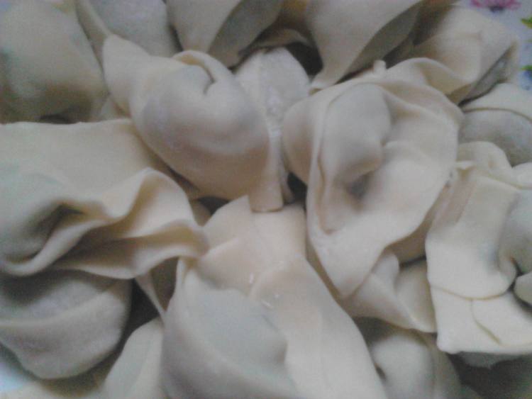 小葱白菜肉饺子步骤4