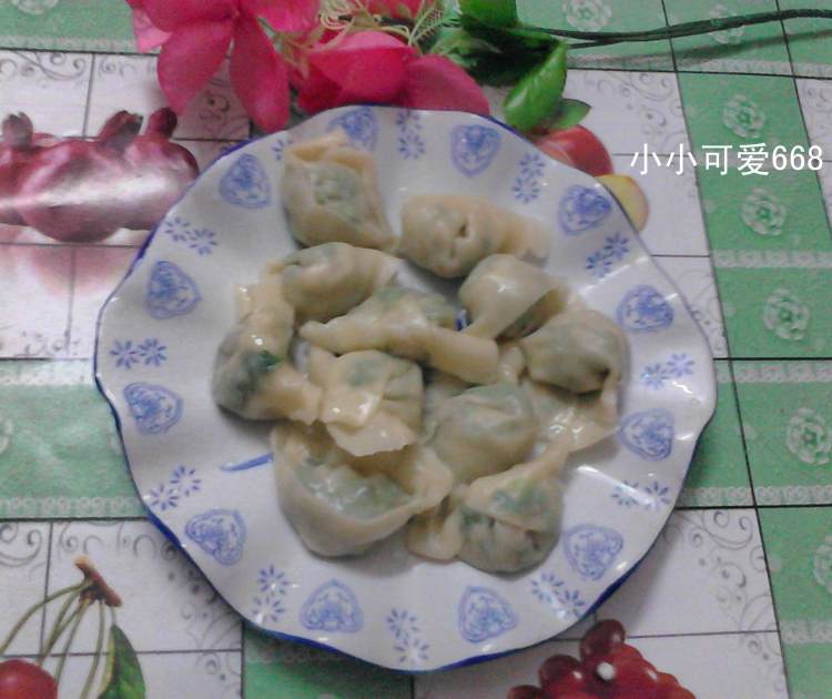 小葱白菜肉饺子步骤6