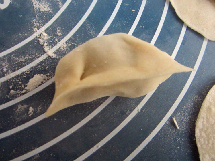 茄丝水饺步骤10