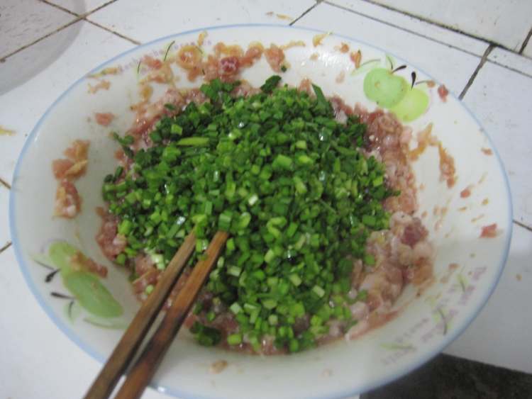 韭菜鲜肉饺子步骤4