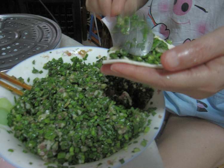 韭菜鲜肉饺子步骤9