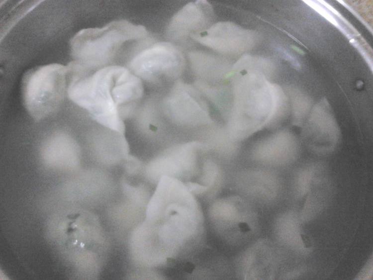 肉末豆角韭菜饺子步骤5