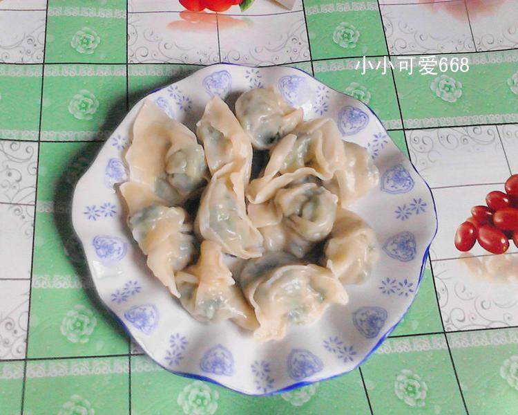 肉末豆角韭菜饺子步骤6