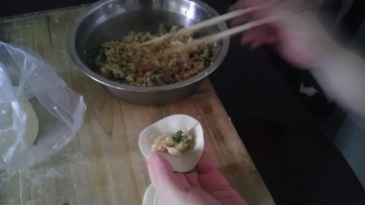 杏鲍菇肉馅饺子步骤6