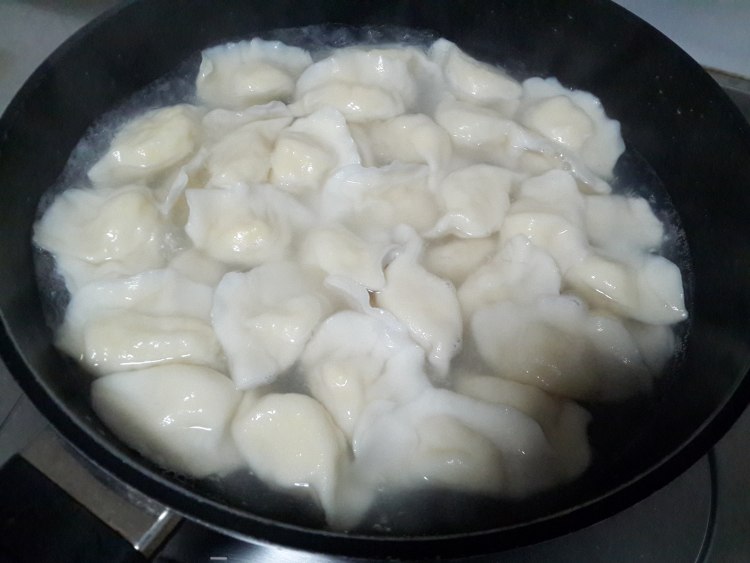 七夕节北瓜鸡蛋馅饺子步骤11