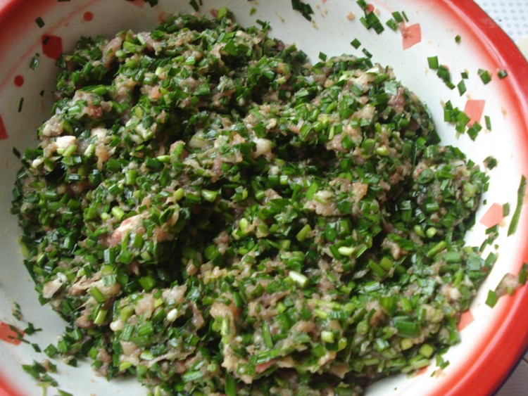 韭菜肉馅饺子步骤6