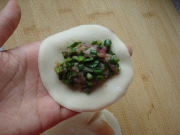 韭菜肉馅饺子步骤9