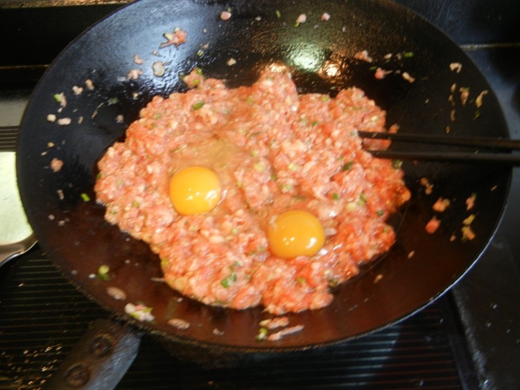 豇豆肉馅生煎饺步骤9