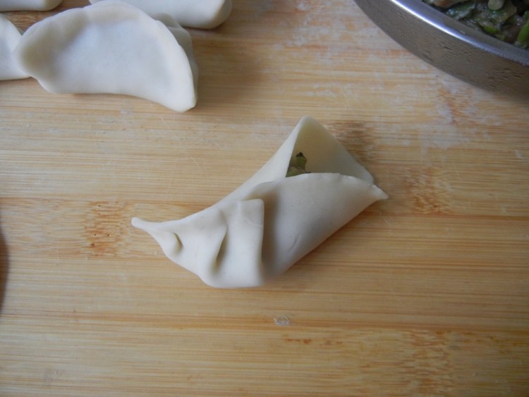 豇豆肉馅生煎饺步骤15