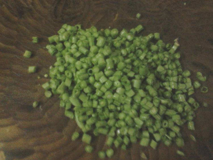 豆角韭菜饺子步骤2