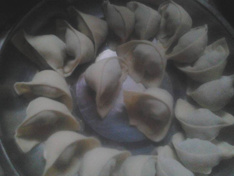 豆角韭菜饺子步骤4