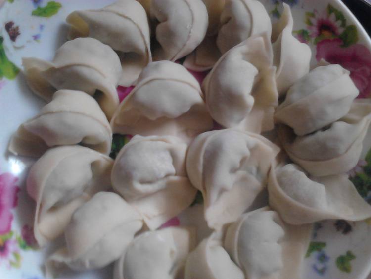 韭菜芹菜饺子步骤4