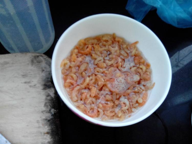 韭菜鸡蛋海米水饺步骤4