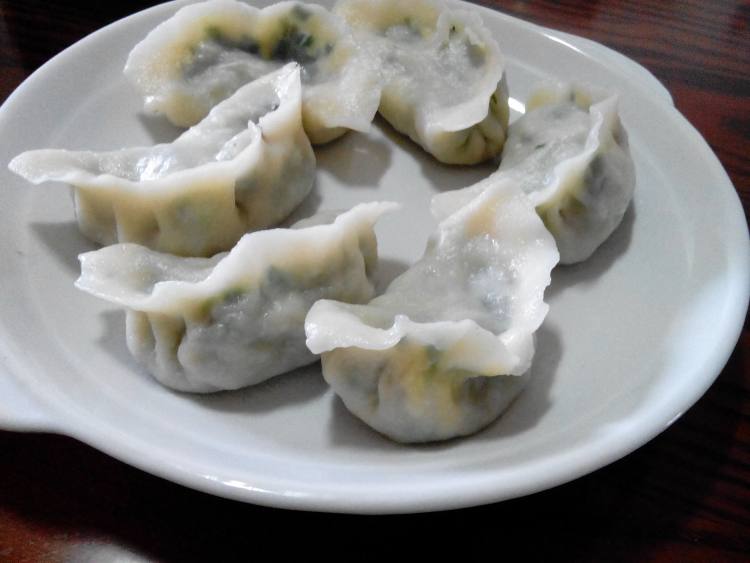 韭菜鸡蛋海米水饺步骤11