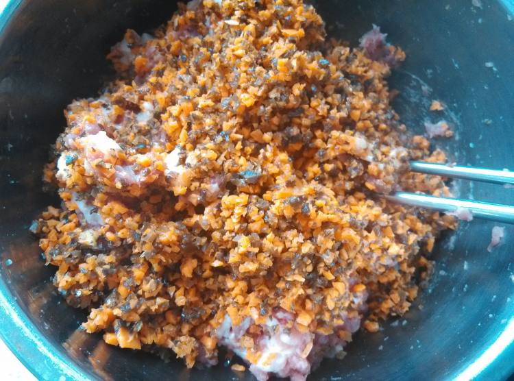 胡萝卜汁水饺步骤4