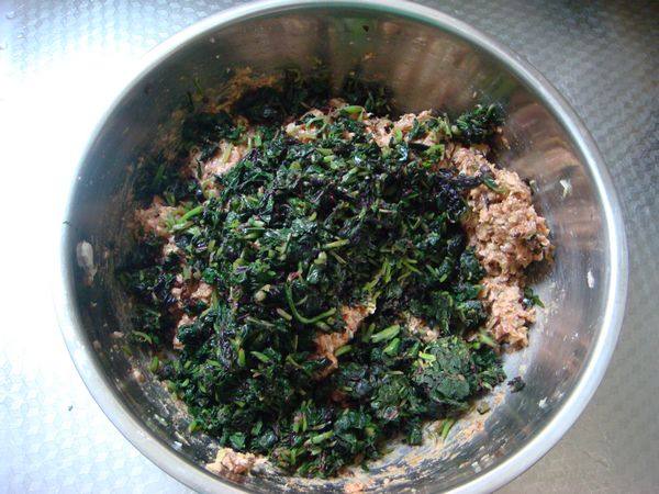 紫苋菜饺子步骤7