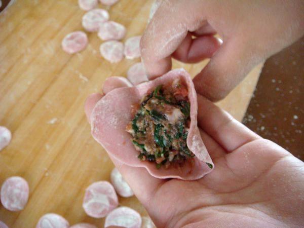紫苋菜饺子步骤13