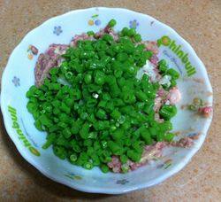 豆角肉馅蒸饺步骤2