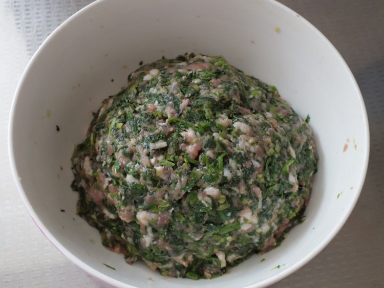 猪肉荠菜饺子步骤12