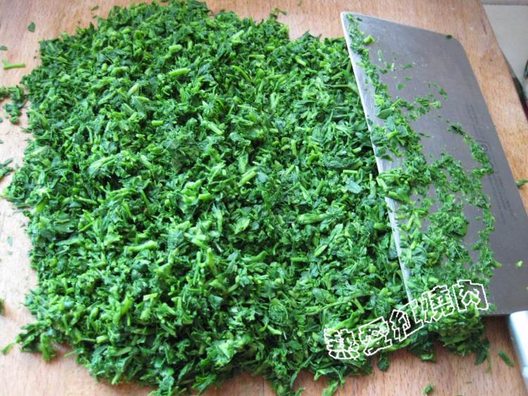 苜蓿馅儿饺子步骤4