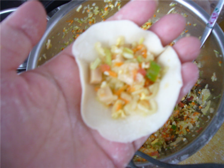 蔬菜水饺步骤14