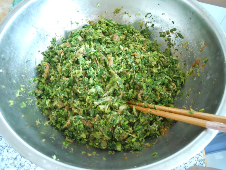 小白菜猪肉饺子步骤8