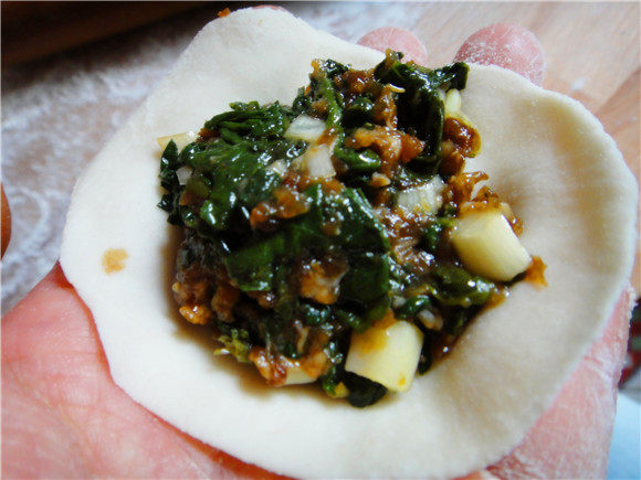 菠菜馅儿水饺步骤8