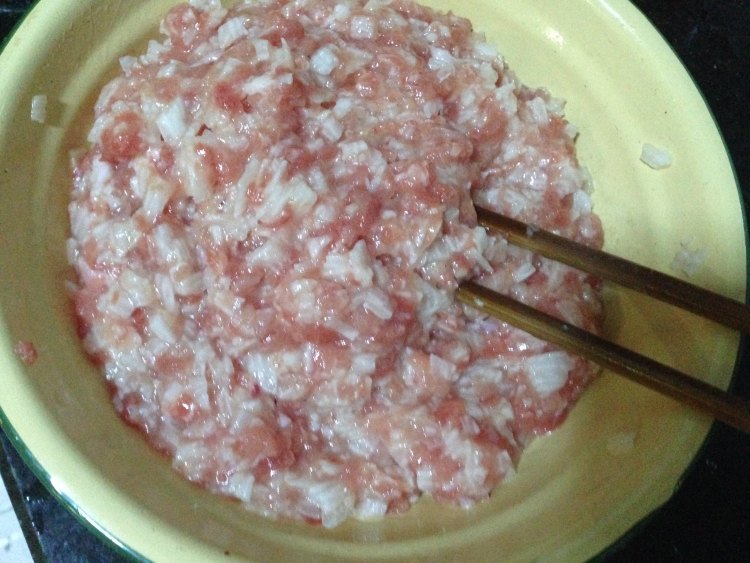 肉末山药饺子步骤5