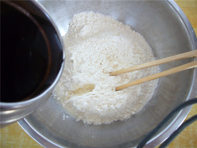 角瓜鸡蛋水饺步骤3