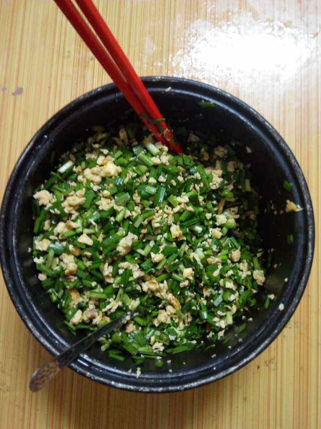 手工韭菜鸡蛋饺步骤5