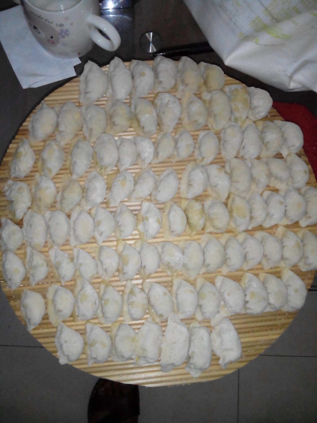 丝瓜鸡蛋水饺步骤8