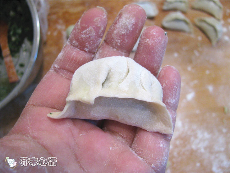 香菜猪肉饺子步骤8