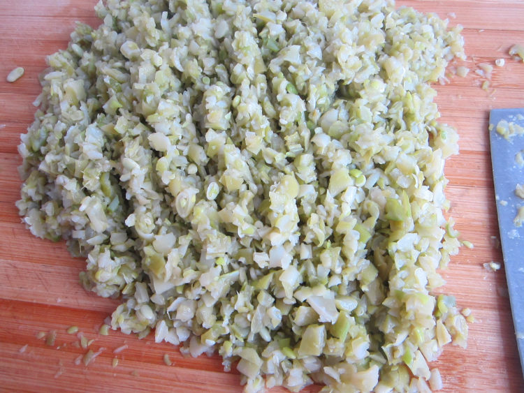四季豆肉馅水饺步骤2