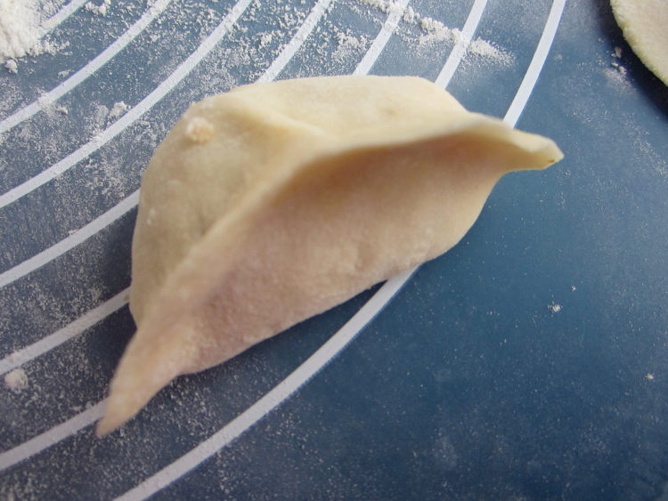 四季豆肉馅水饺步骤9