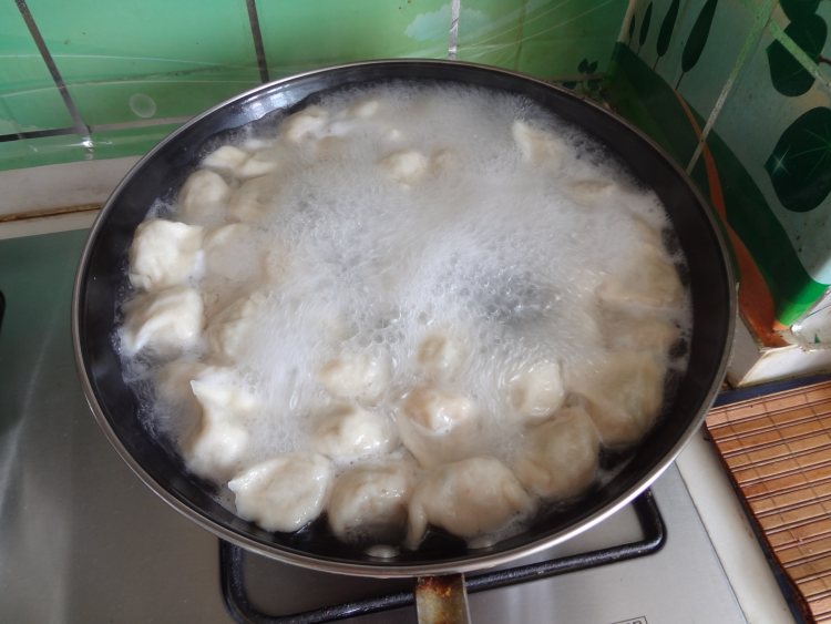 猪肉扁豆饺子步骤11