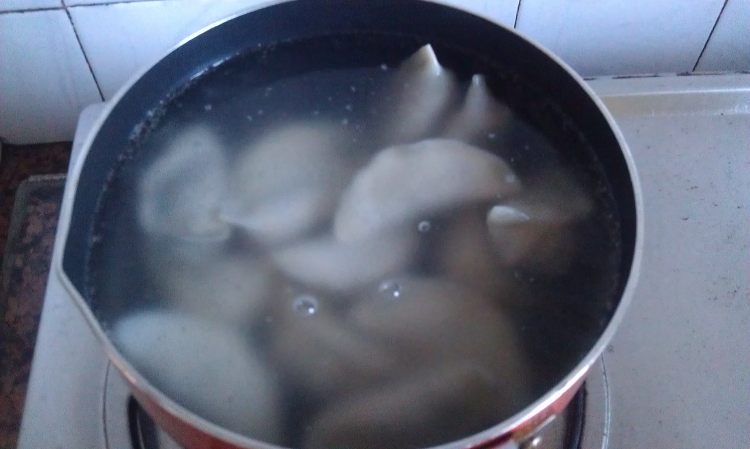 豇豆干肉饺步骤9