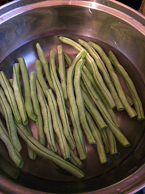 紫薯豆角馅水饺步骤3