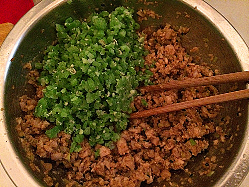 紫薯豆角馅水饺步骤5