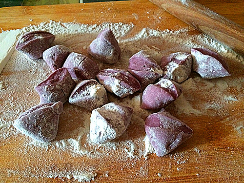 紫薯豆角馅水饺步骤8